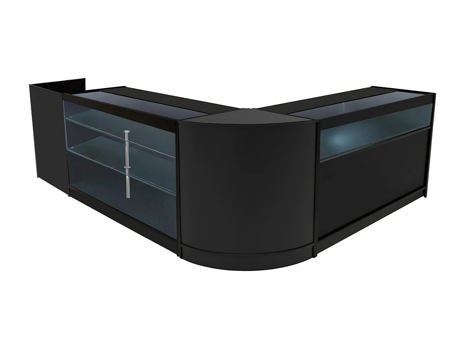 Polaris LED Winkel Toonbank Set K1500, B1500, TB60 & CM60 - Zwart