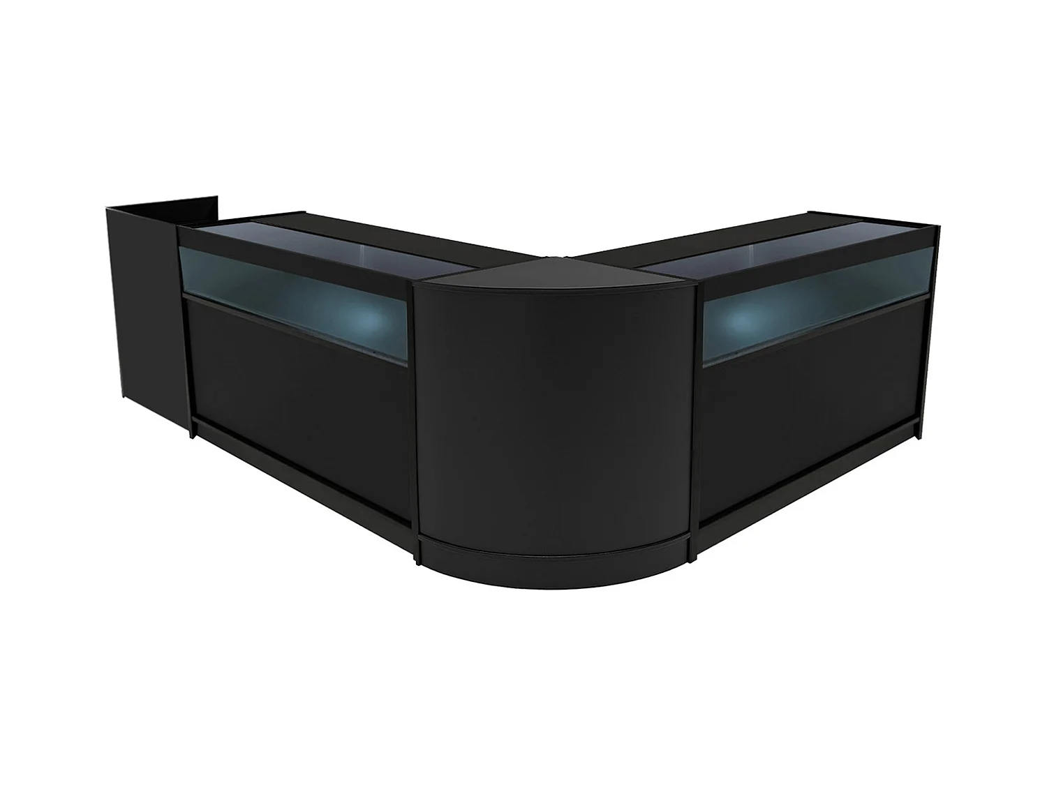 Luna LED Winkel Toonbank Set CM60, TB60 & 2 x B1500 - Zwart