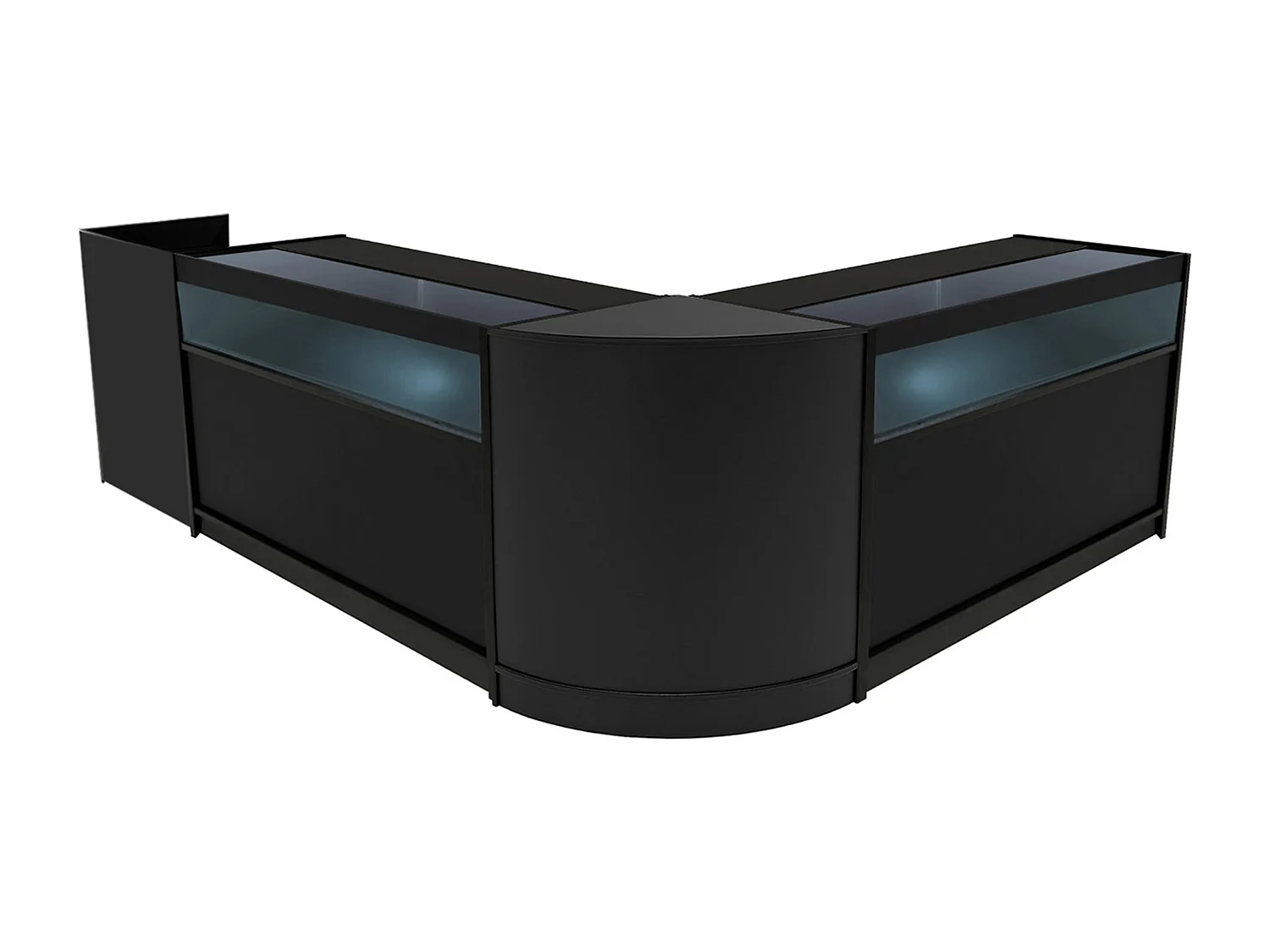 Luna LED Winkel Toonbank Set CM60, TB60 & 2 x B1500 - Zwart