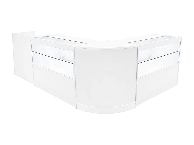 Phoenix LED Winkel Toonbank Set CM60, TB60 & 2 x C1200 - Wit