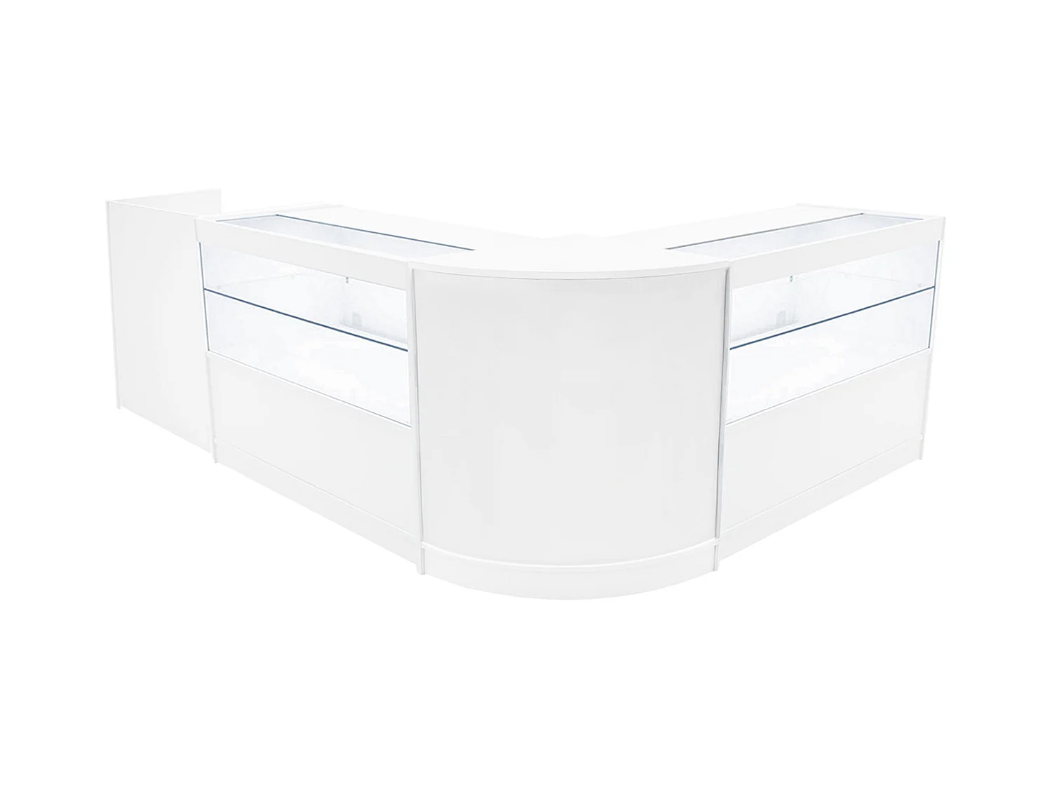 Phoenix LED Winkel Toonbank Set CM60, TB60 & 2 x C1200 - Wit