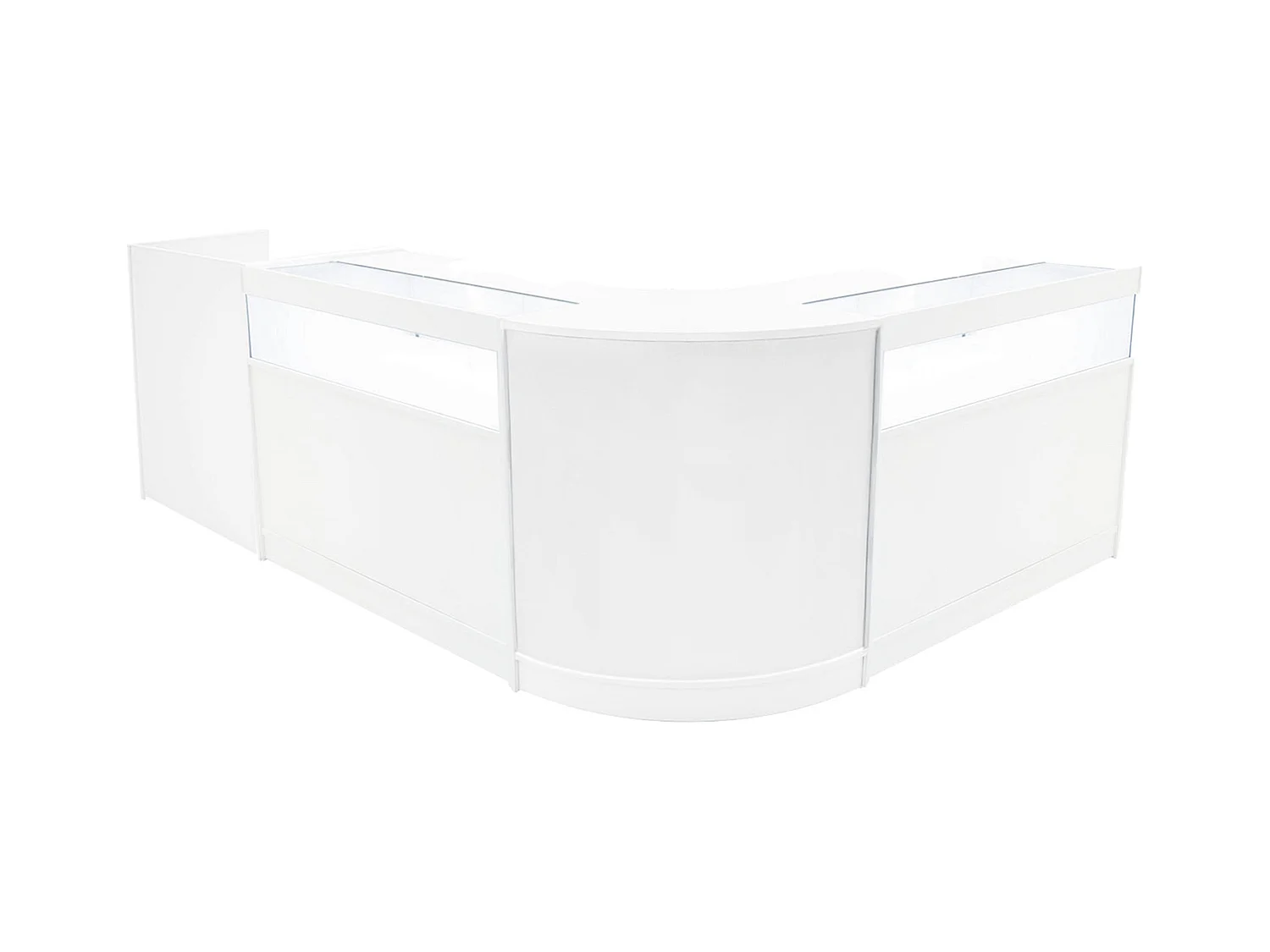 Luna LED Winkel Toonbank Set CM60, TB60 & 2 x B1200 - Wit