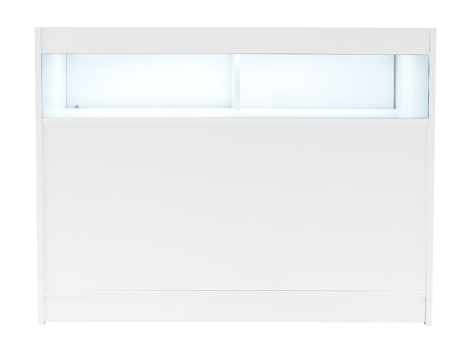 Comptoirs de Vente à LED Ensemble Luna - Blanc CM60, 2 x B1200, TB60