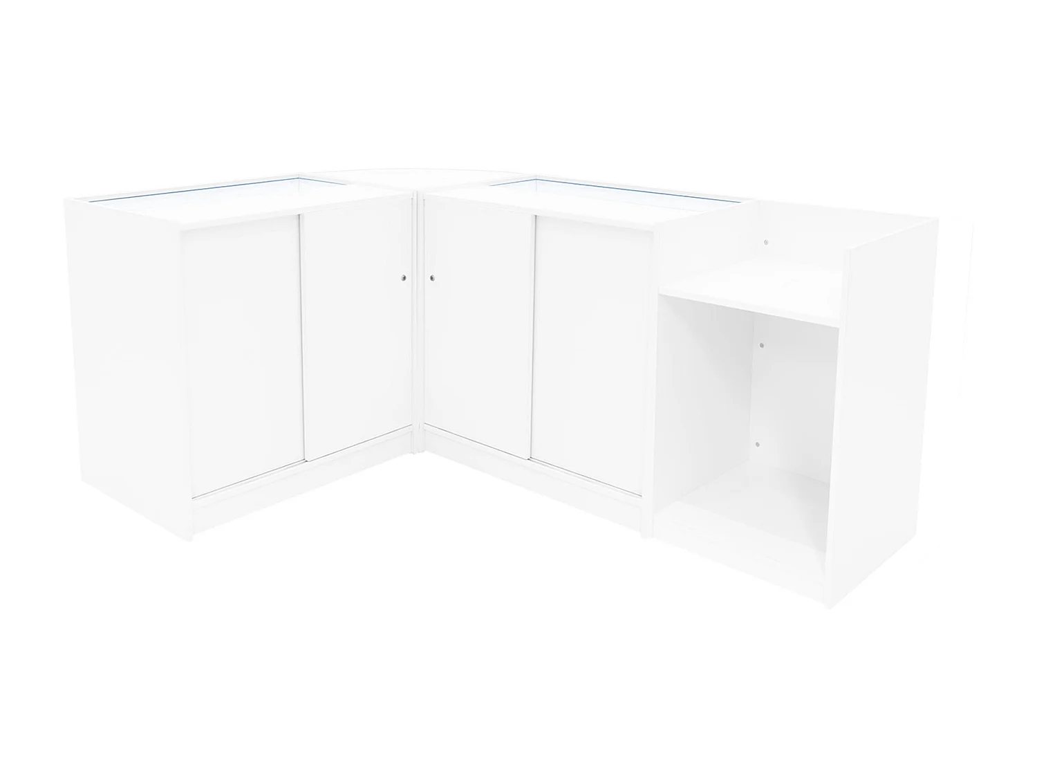 Polaris LED Winkel Toonbank Set K900, B900, TB60 & CM60 - Wit