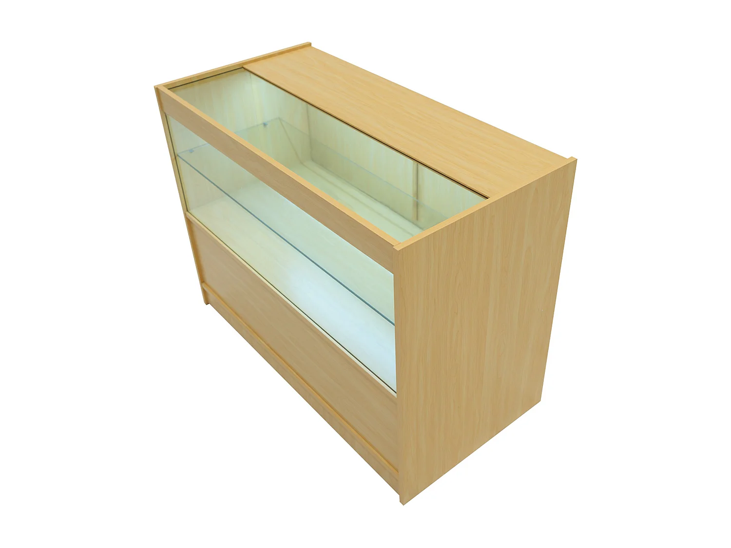 Vega LED Winkel Toonbank Set K1500, C1500, TB60 & CM60 - Esdoorn