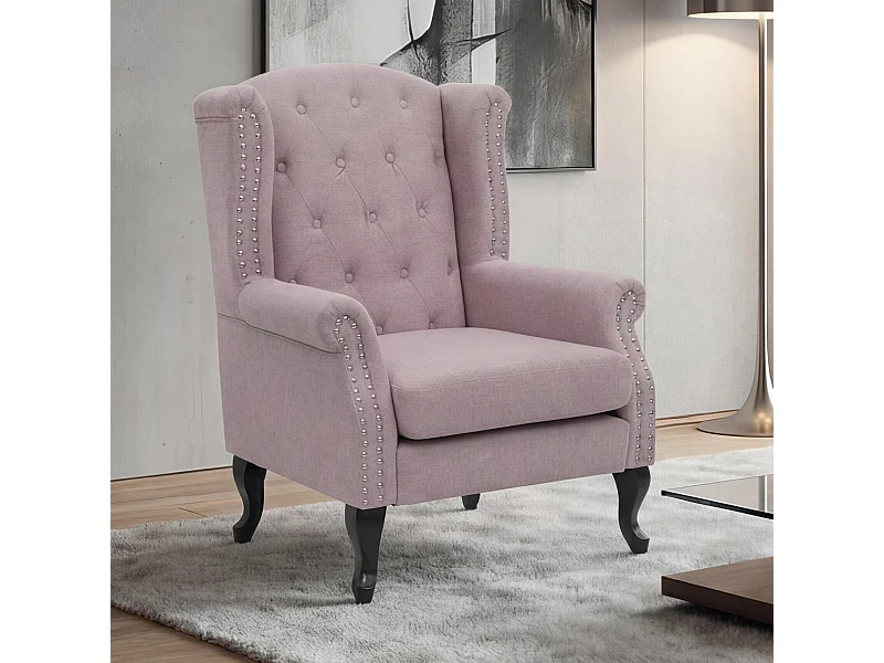 Relaxsessel Oxford, Hellrosa ohne Ottomane