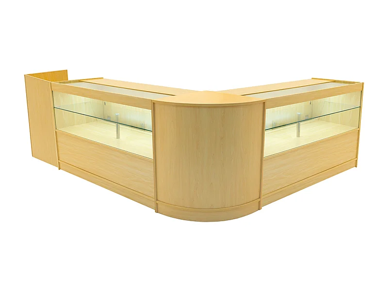 Phoenix LED Winkel Toonbank Set CM60, TB60 & 2 x C1500 - Esdoorn