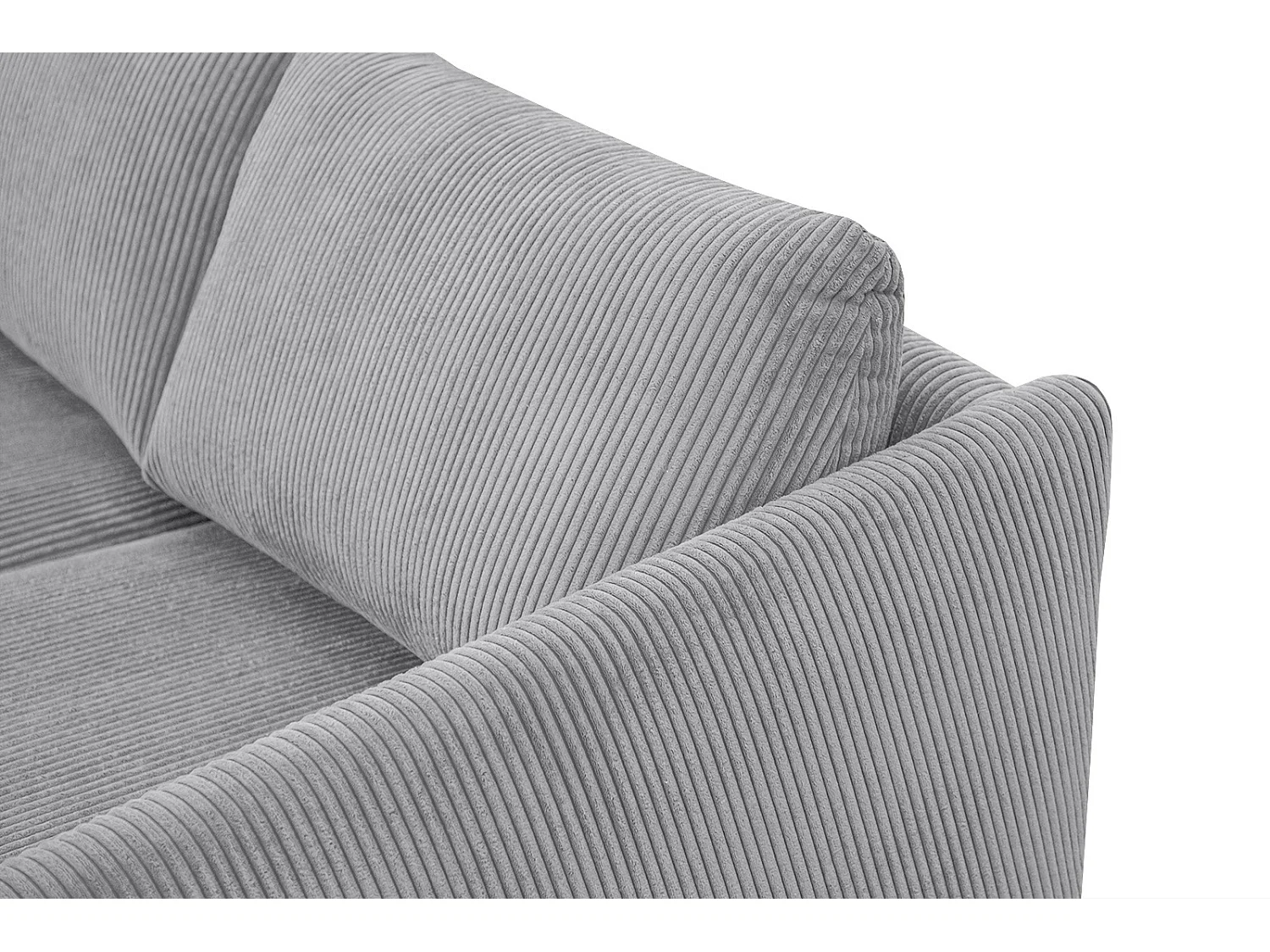 Ecksofa 4-Sitzer rechts VILT, hellgrau