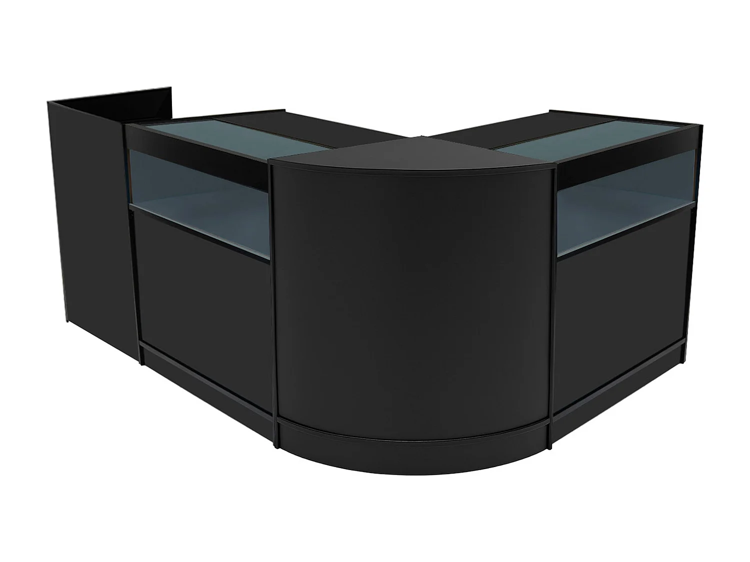 Luna LED Winkel Toonbank Set CM60, TB60 & 2 x B900 - Zwart