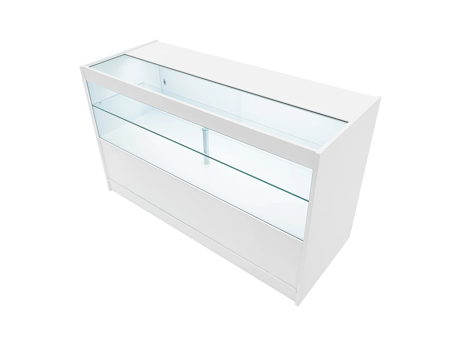 Set Mostradores Comerciales con Luz LED "PHOENIX"  CM60 + 2xC1500 + TB60 – Blanco