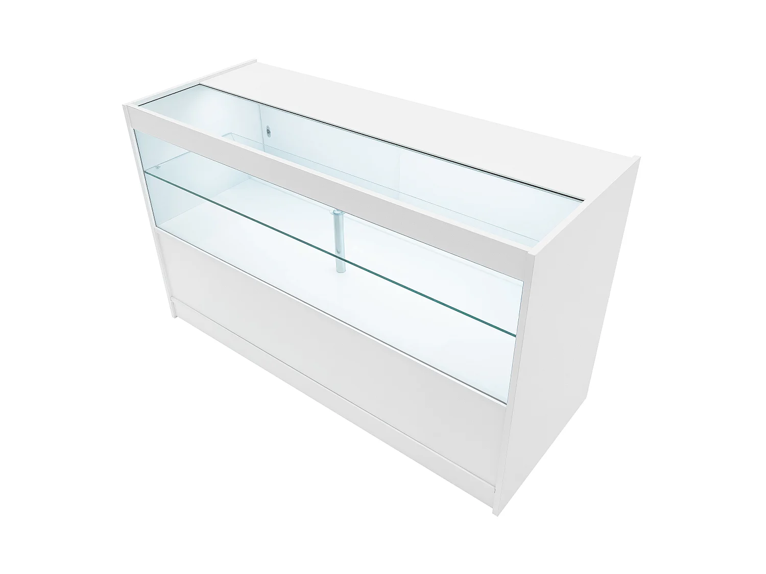 Comptoirs de Vente à LED Ensemble Phoenix - Blanc CM60, 2 x C1500, TB60