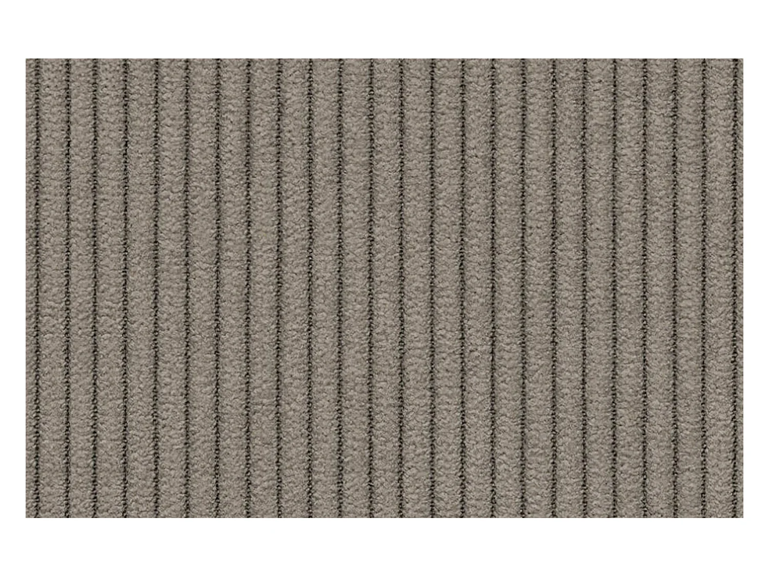 CANAPÉ D'ANGLE VILT 4 places, tissu taupe