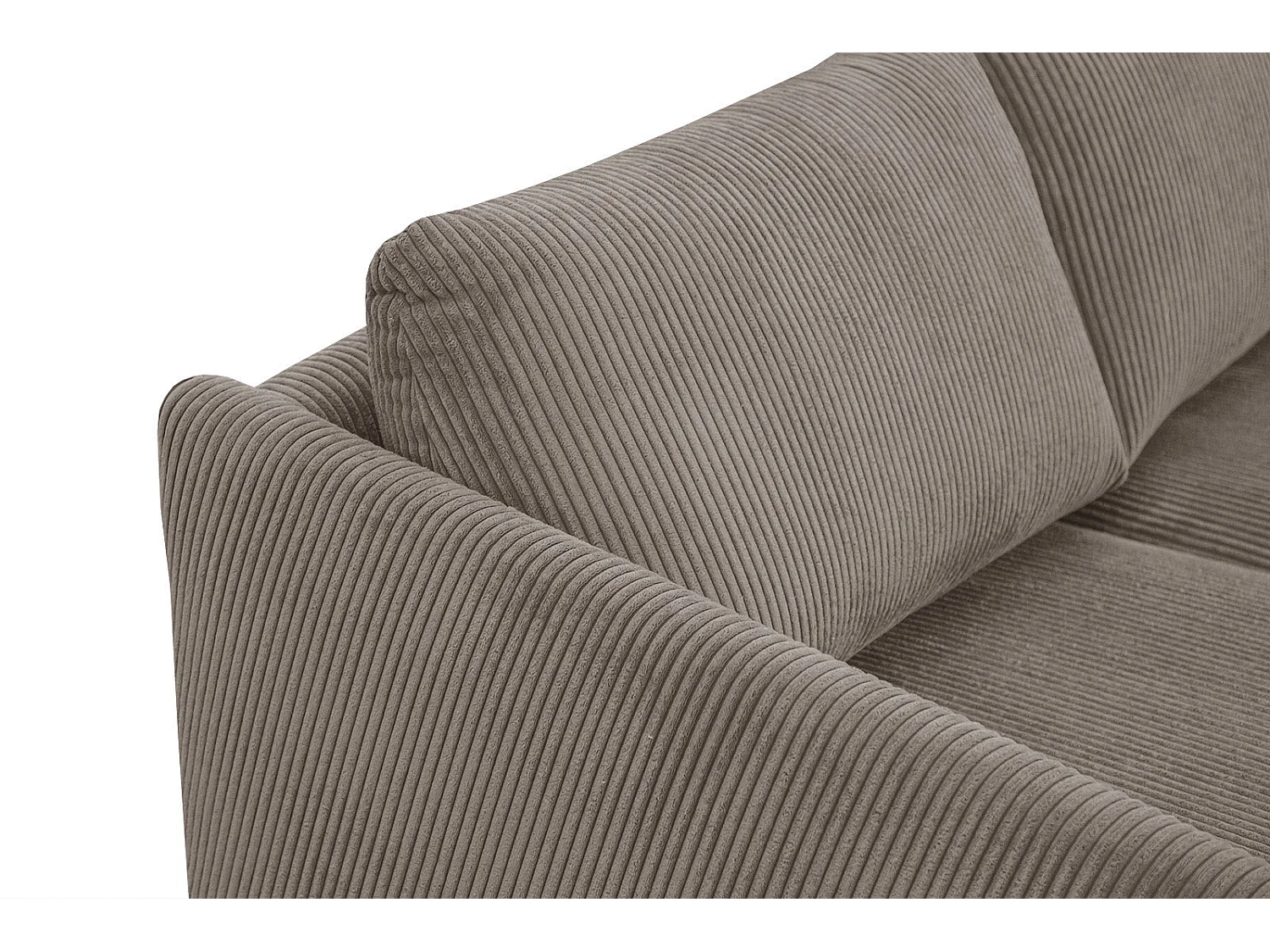 Ecksofa 4-Sitzer links VILT, taupe
