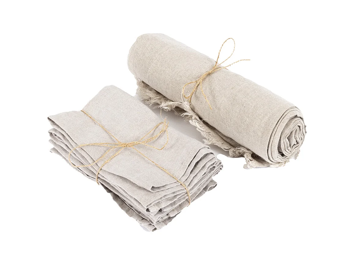 La Nappe En Lin - Beige - 180x300