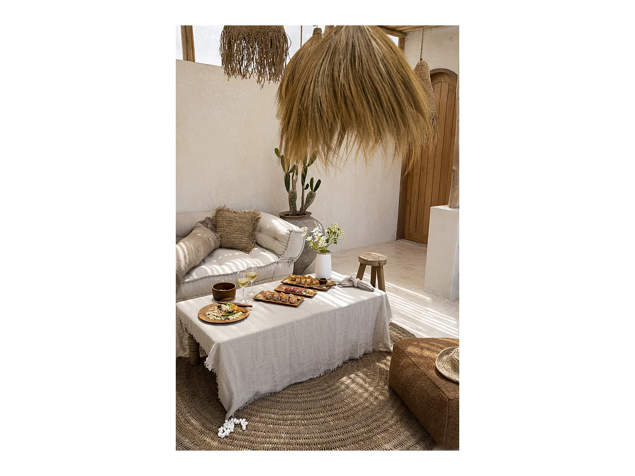 La Nappe En Lin - Beige - 180x300