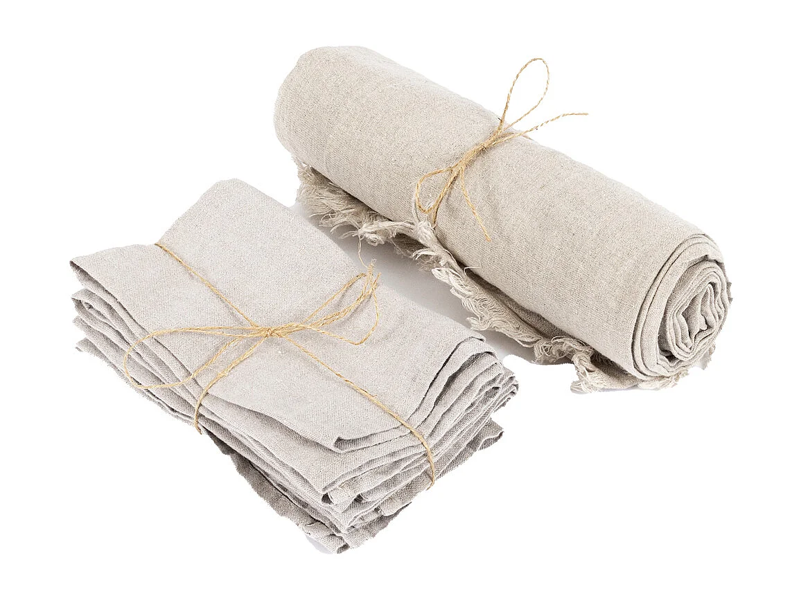 La Nappe En Lin - Beige - 180x300