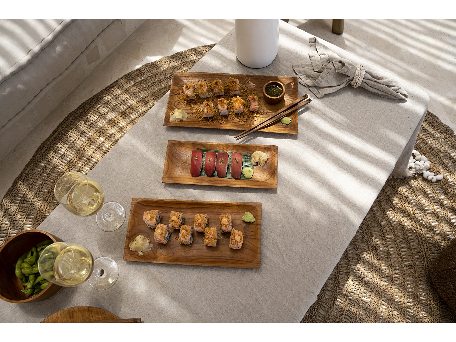 La Nappe En Lin - Beige - 180x300