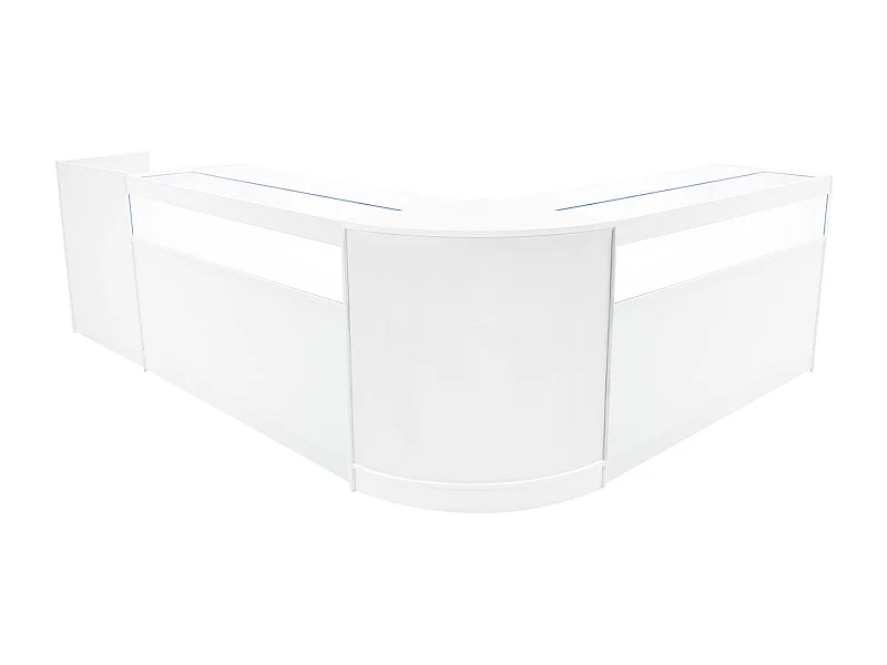 Luna LED Winkel Toonbank Set CM60, TB60 & 2 x B1500 - Wit