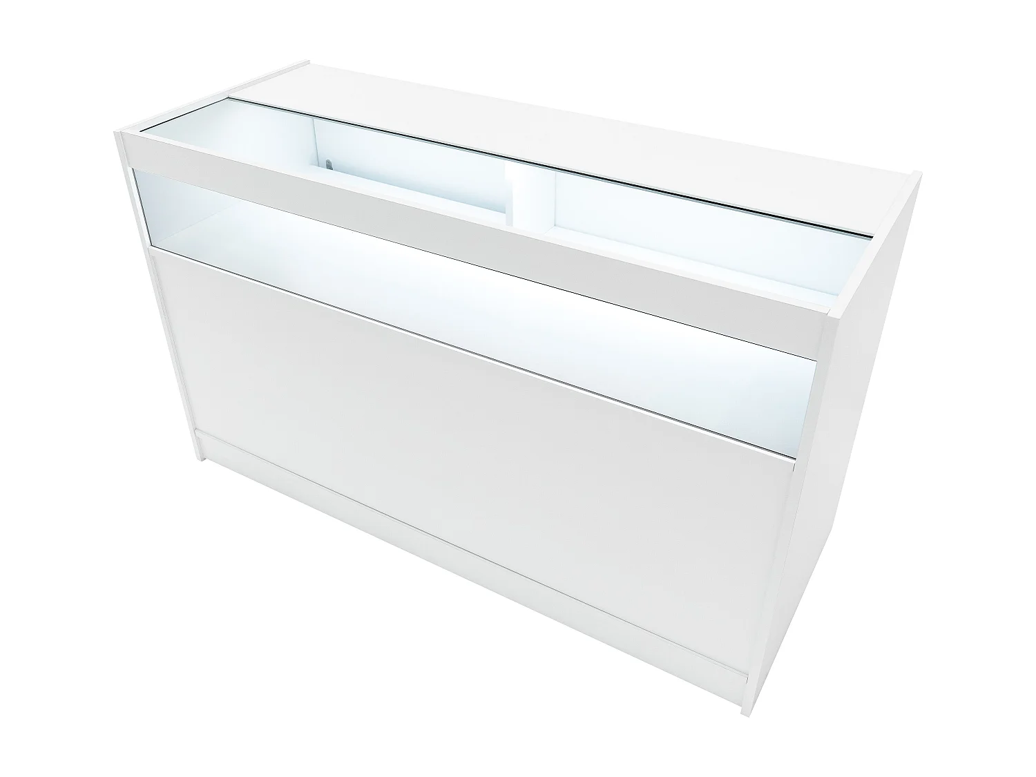 Luna LED Winkel Toonbank Set CM60, TB60 & 2 x B1500 - Wit