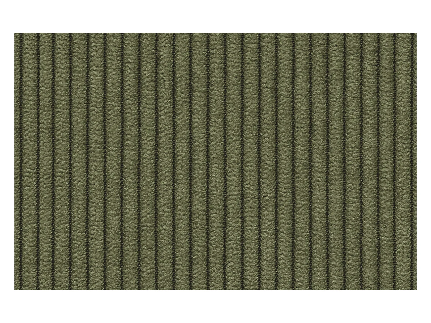 CANAPÉ D'ANGLE VILT 4 places, tissu olive