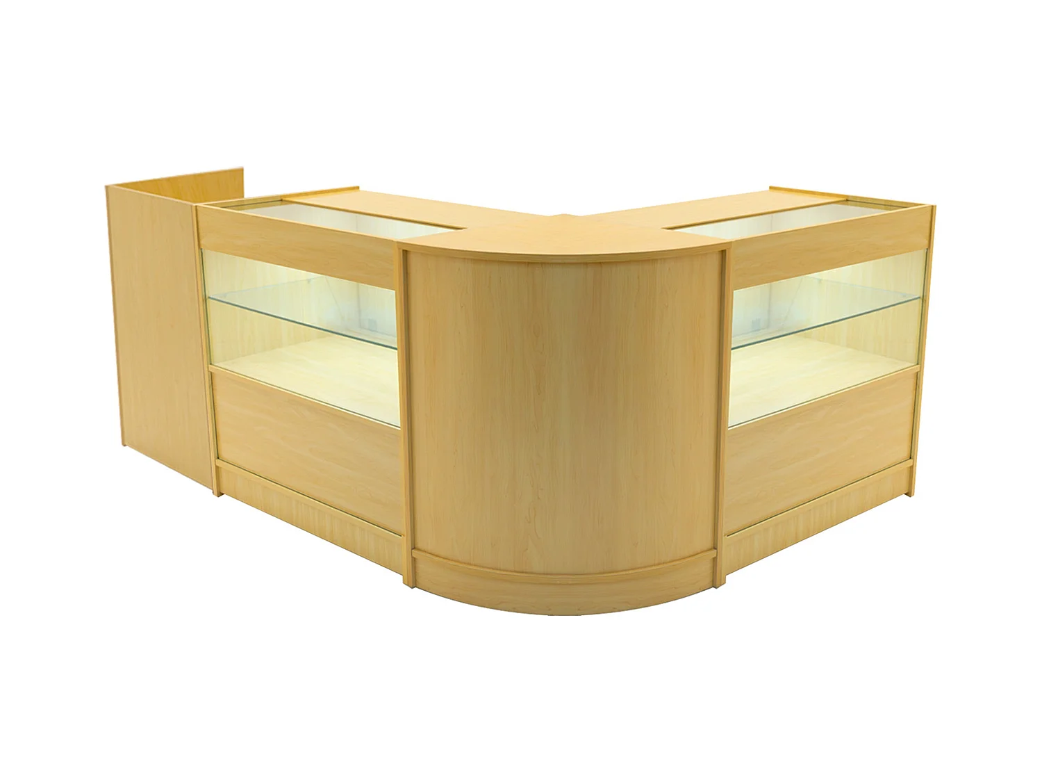 Phoenix LED Winkel Toonbank Set CM60, TB60 & 2 x C900 - Esdoorn