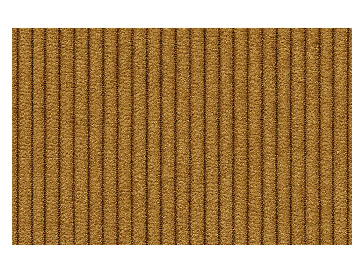 CANAPÉ D'ANGLE VILT 4 places, tissu jaune foncé