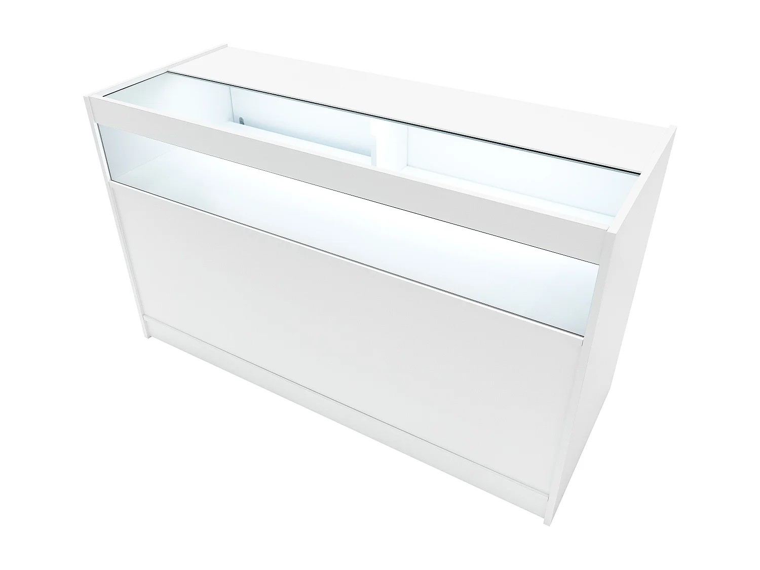 Polaris LED Verkaufstheken-Set CM60 + B1500 + K1500 + TB60 – Weiß