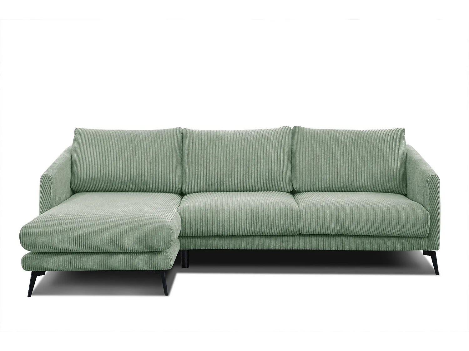 Ecksofa 4-Sitzer links VILT, mint