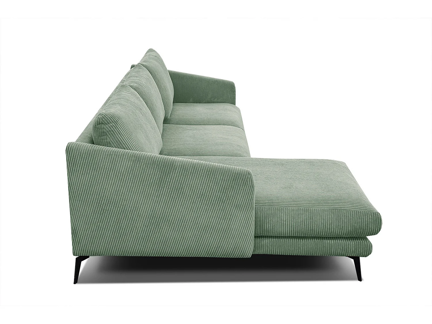 Ecksofa 4-Sitzer links VILT, mint