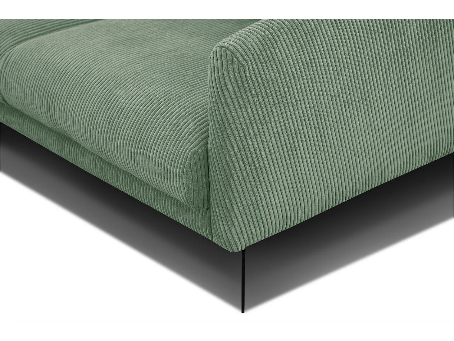 Ecksofa 4-Sitzer links VILT, mint