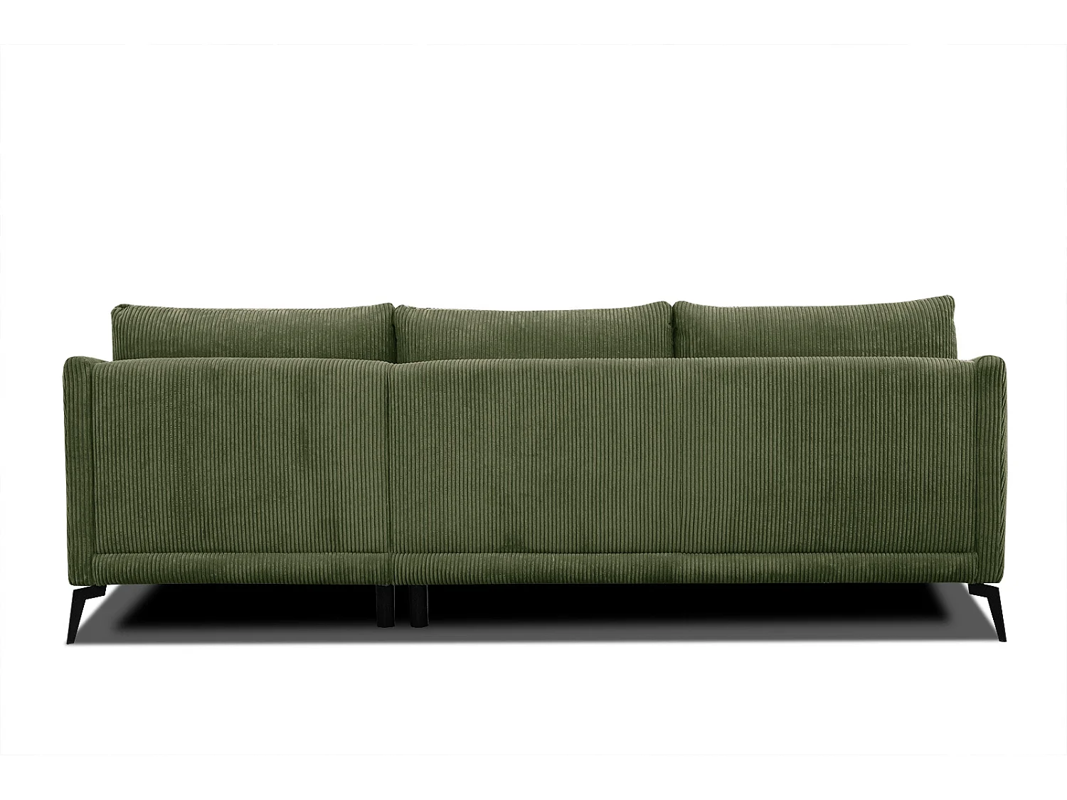 Ecksofa 4-Sitzer rechts VILT, olive