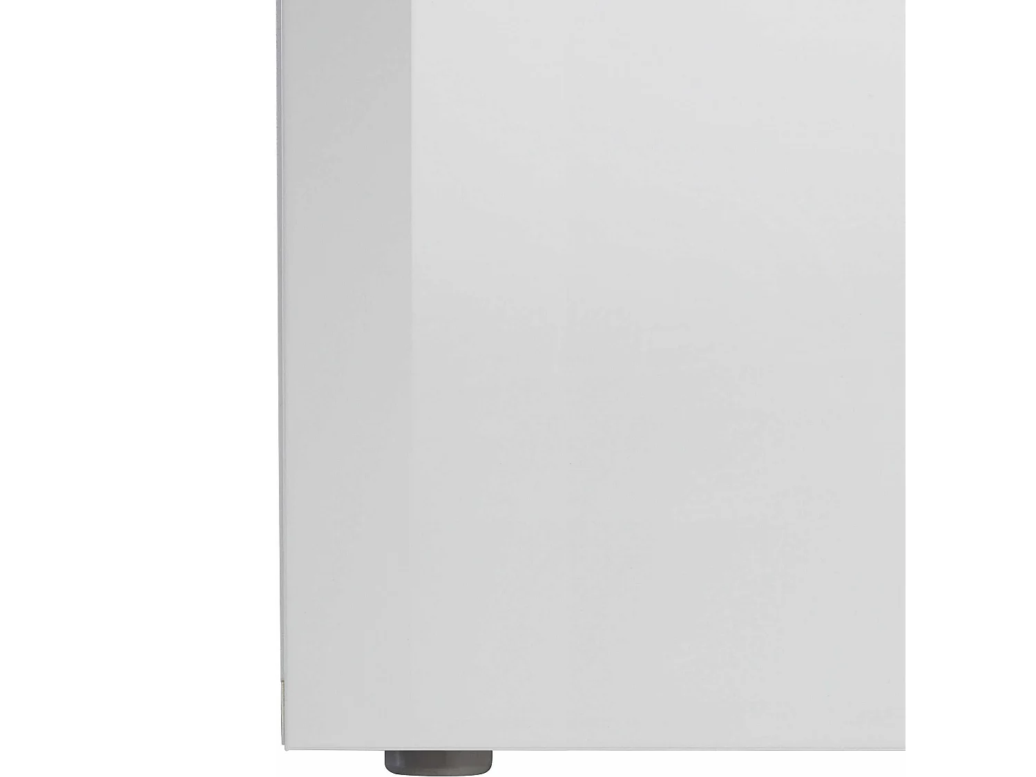 Credenza a cassettiera Magic 3 ante e 3 cassetti bianco lucido 200x40x85 cm