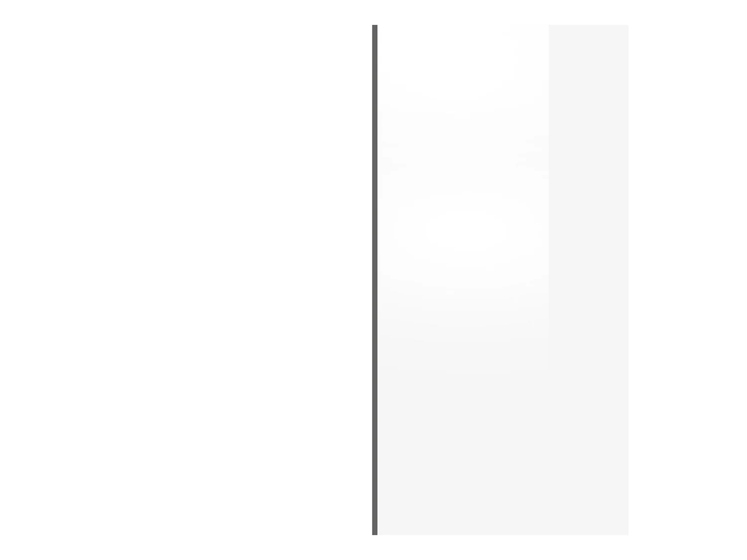 Madia Vela con 4 ante colore bianco lucido 160x35x75,4 cm