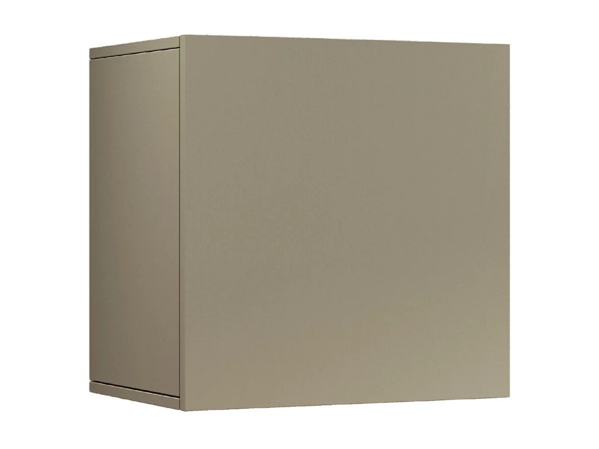 Pensile a cubo Chronos con 1 anta tortora opaco 50x35x50 cm