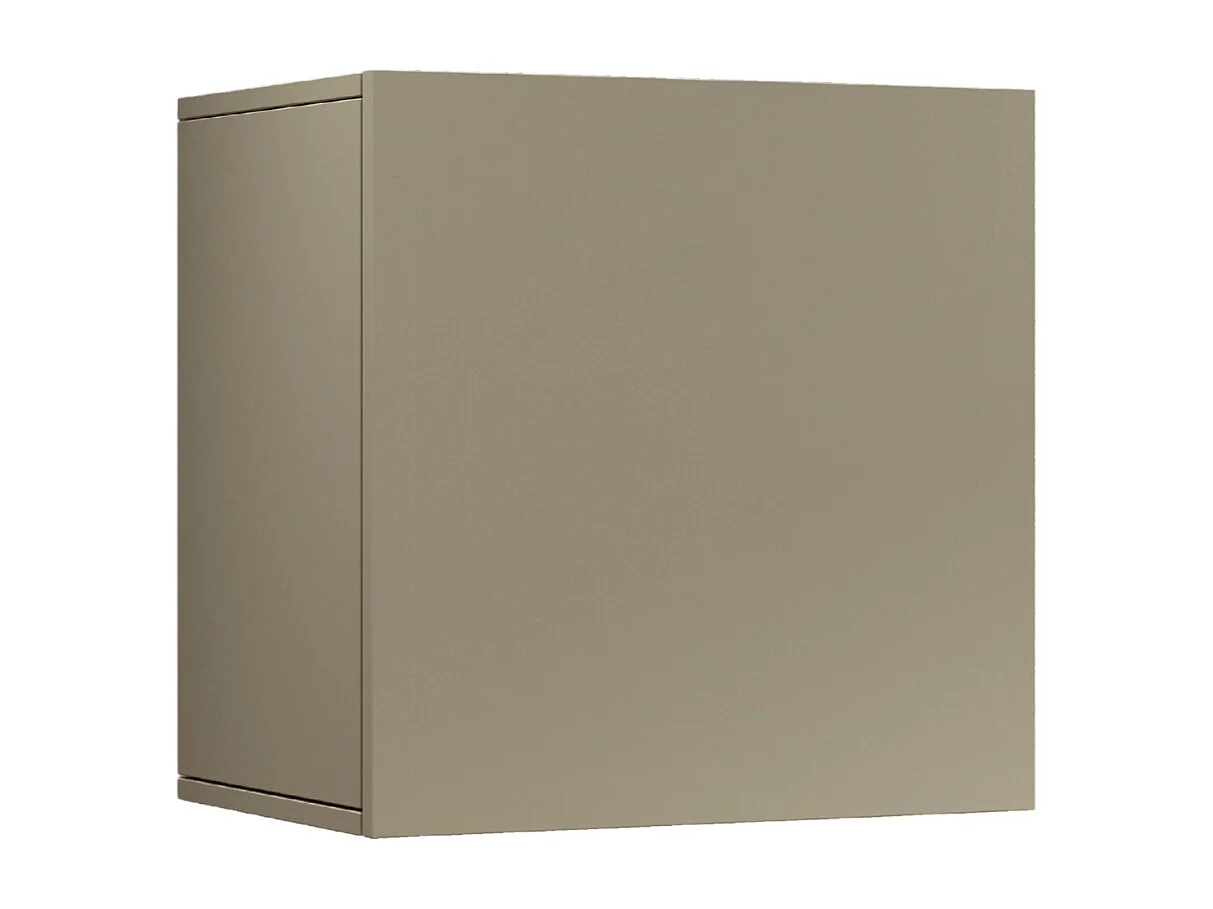 Pensile a cubo Chronos con 1 anta tortora opaco 50x35x50 cm
