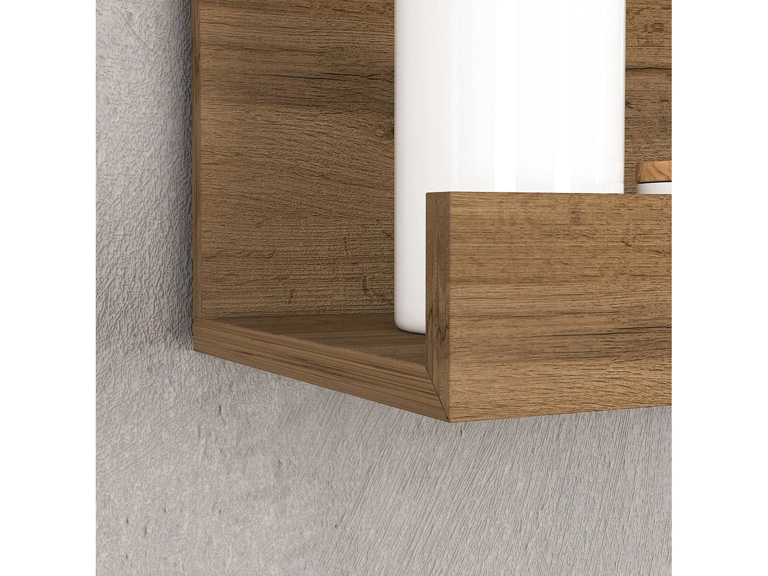 Mensola da muro Chronos colore rovere 120x25x28 cm