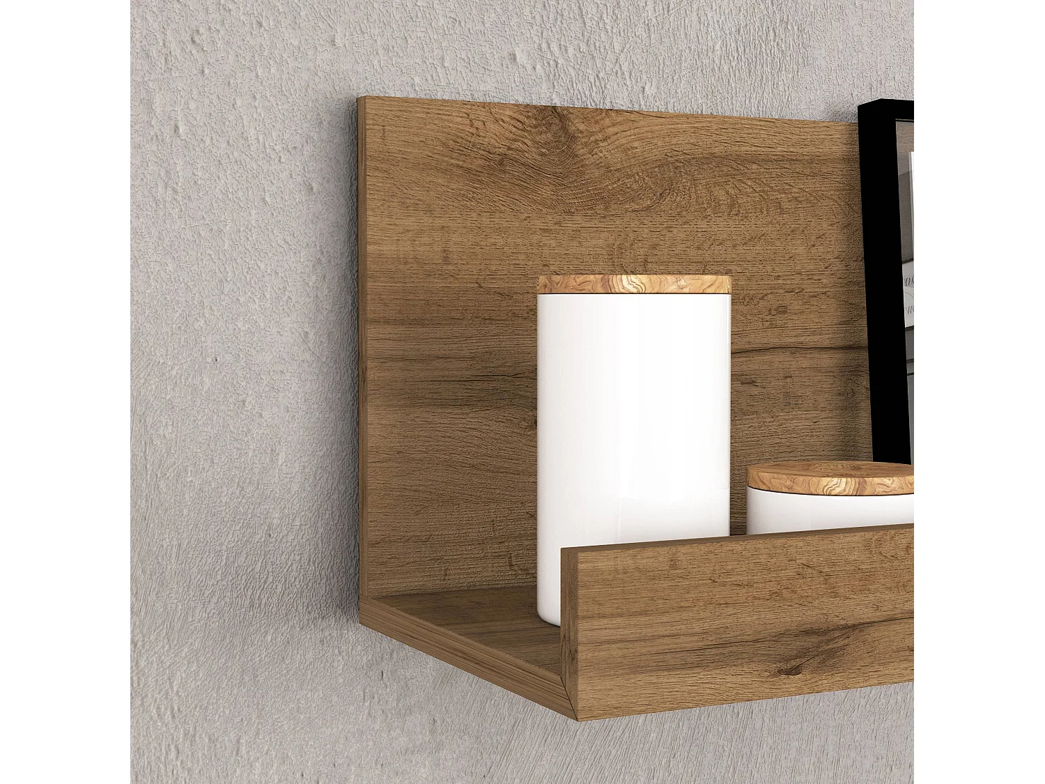 Mensola da muro Chronos colore rovere 120x25x28 cm