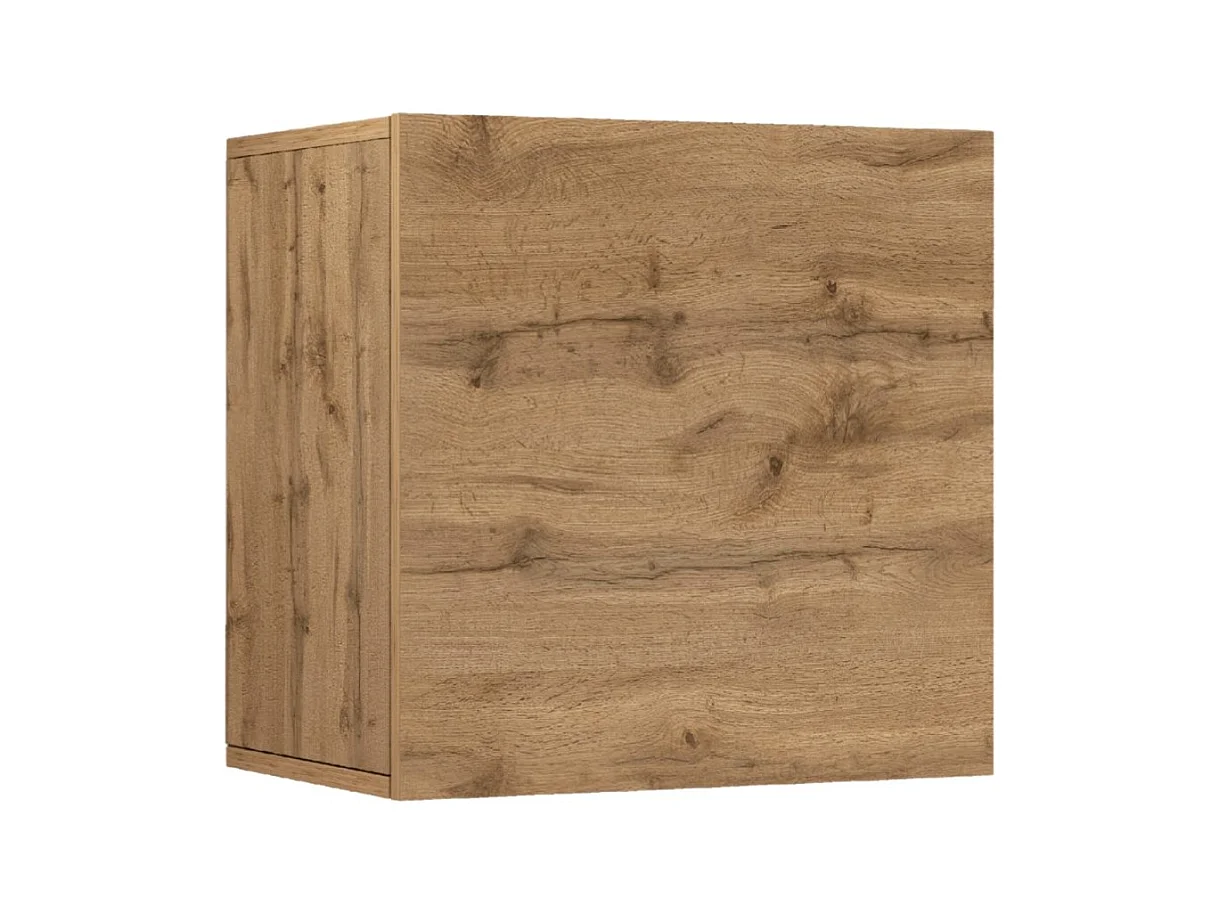 Pensile a cubo Chronos con 1 anta rovere 50x35x50 cm