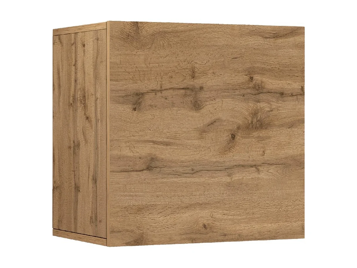 Pensile a cubo Chronos con 1 anta rovere 50x35x50 cm