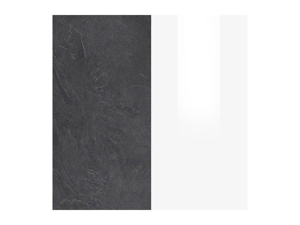 Mobile a scaffale Sole con 3 ripiani bianco lucido e report 90x90x25 cm