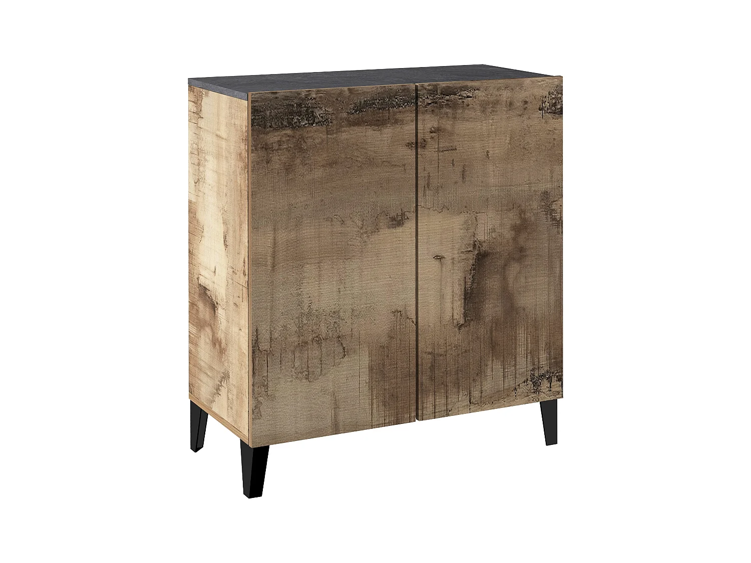 Armadio multiuso Easy a 2 ante acero e report 79,20x38x92,5 cm