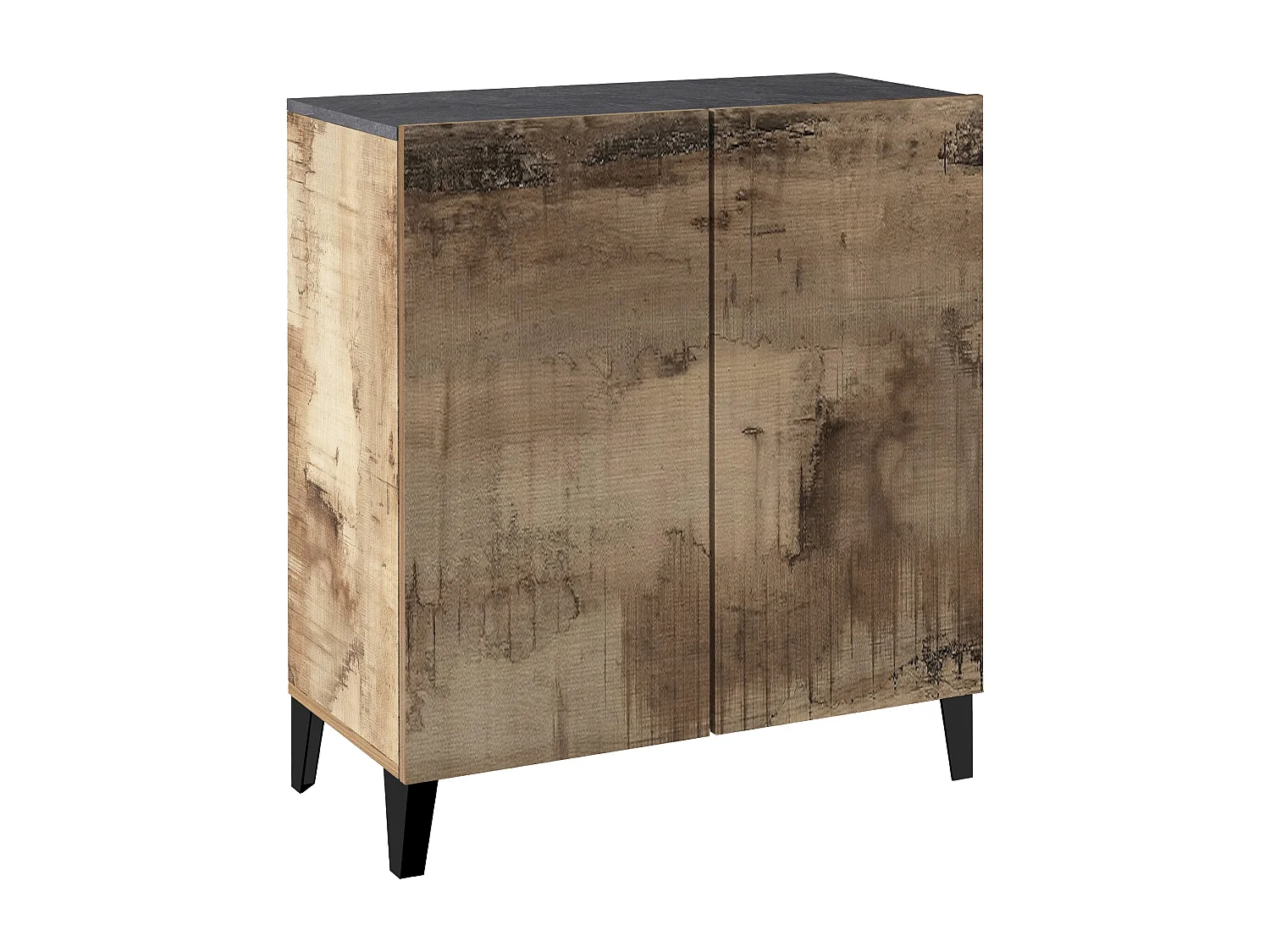 Armadio multiuso Easy a 2 ante acero e report 79,20x38x92,5 cm