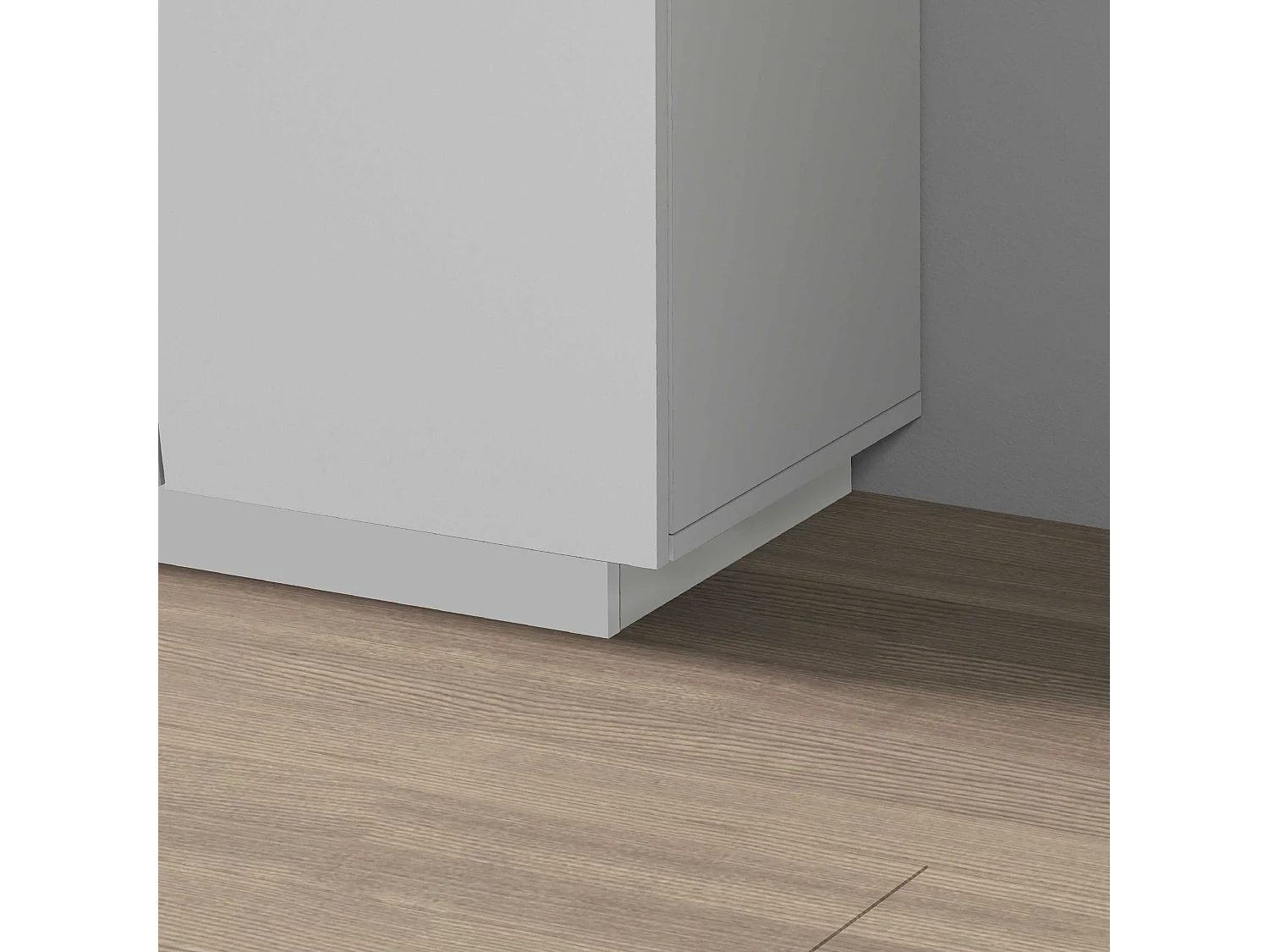 Armadio multiuso Easy a 2 ante bianco opaco 79,20x38x166 cm