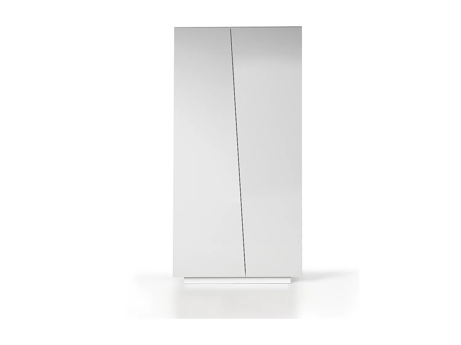 Armadio multiuso Easy a 2 ante bianco opaco 79,20x38x166 cm