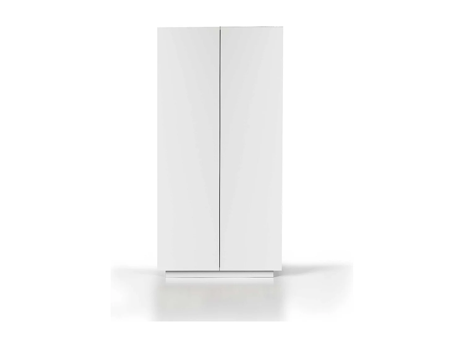 Armadio multiuso Easy a 2 ante bianco opaco 79,20x38x166 cm