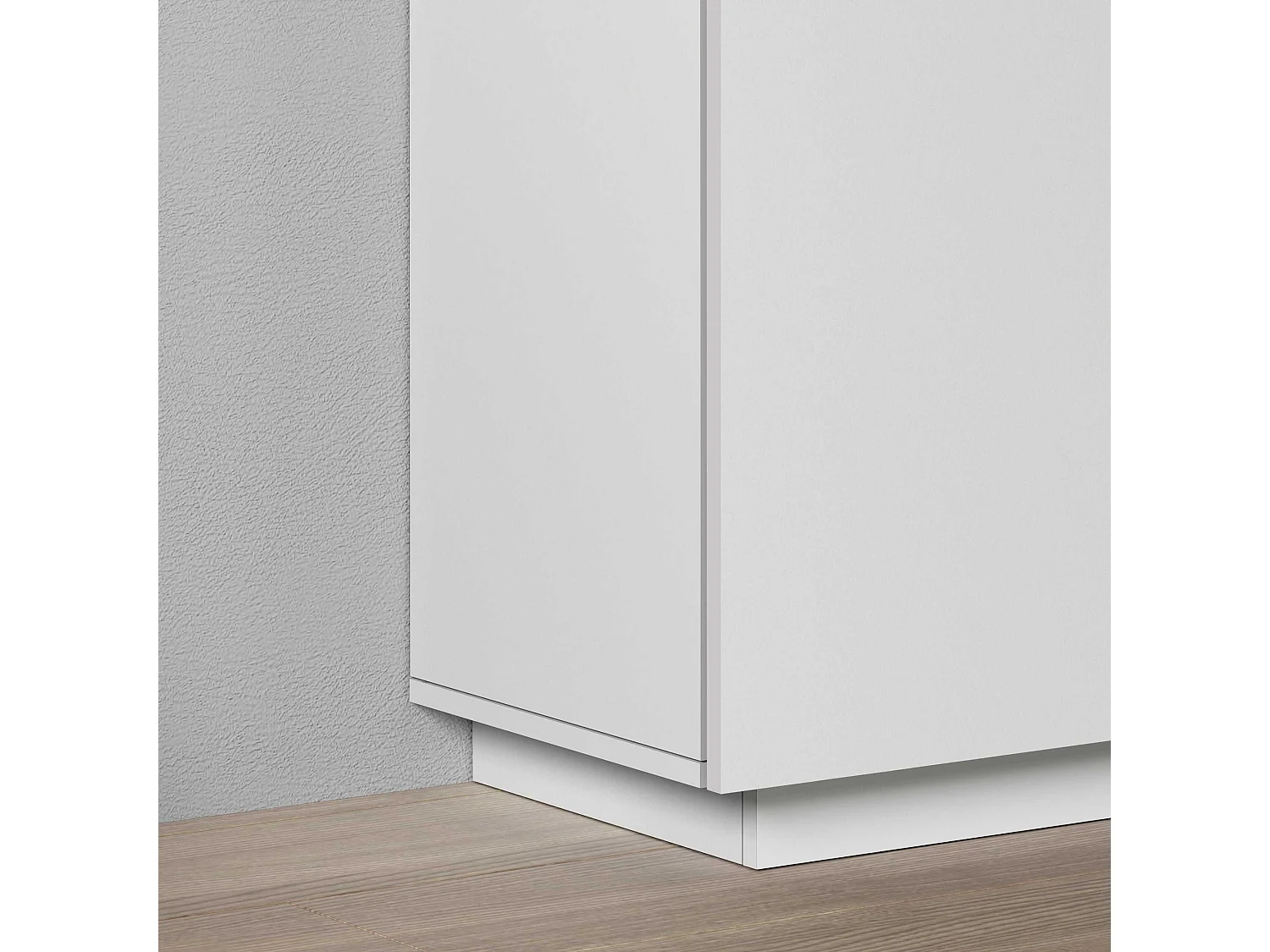 Armario multiusos Easy con 2 puertas blanco mate 79,20x38x166 cm