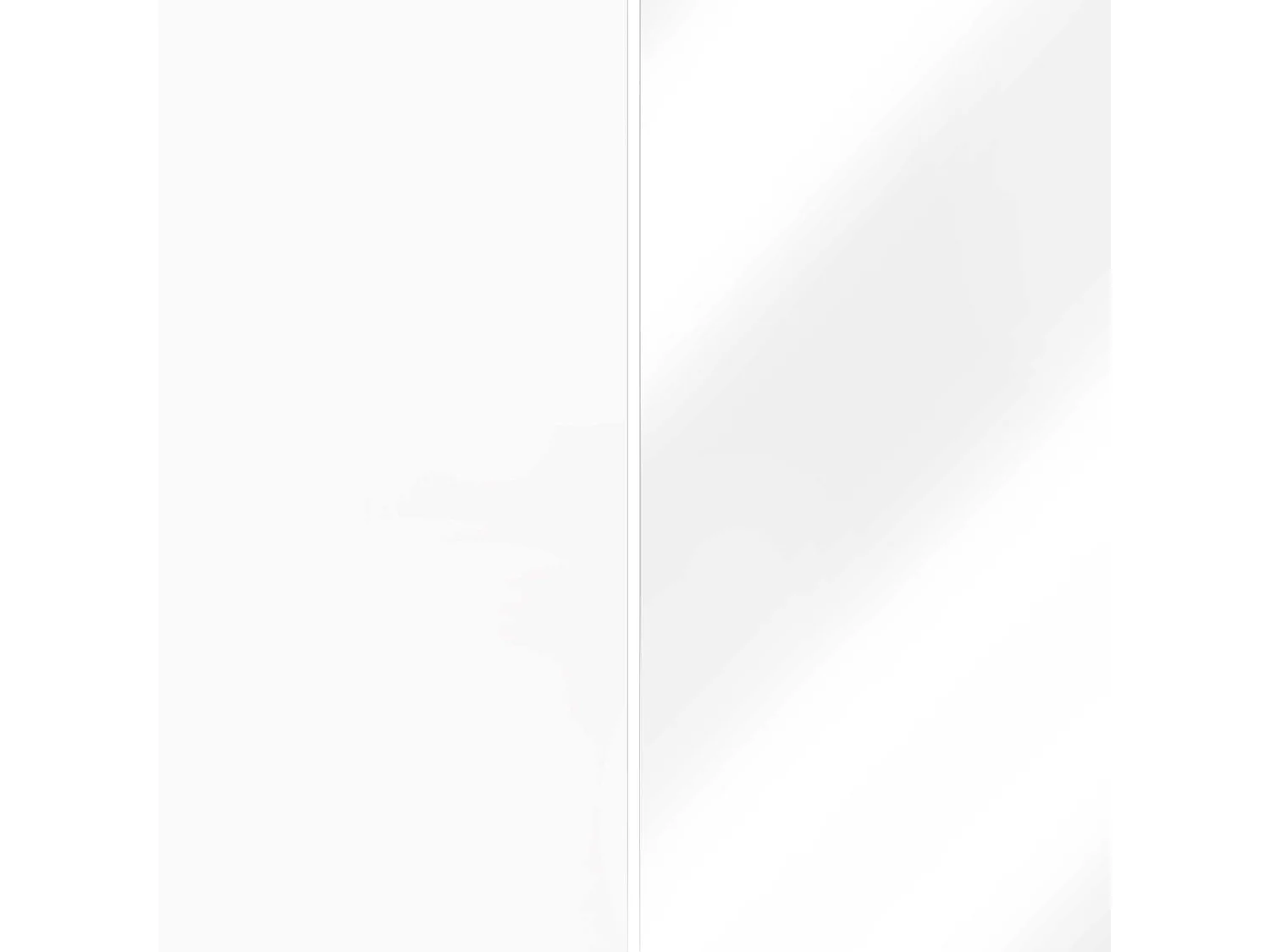 Armadio multiuso Easy a 2 ante bianco lucido 79,20x38x86 cm