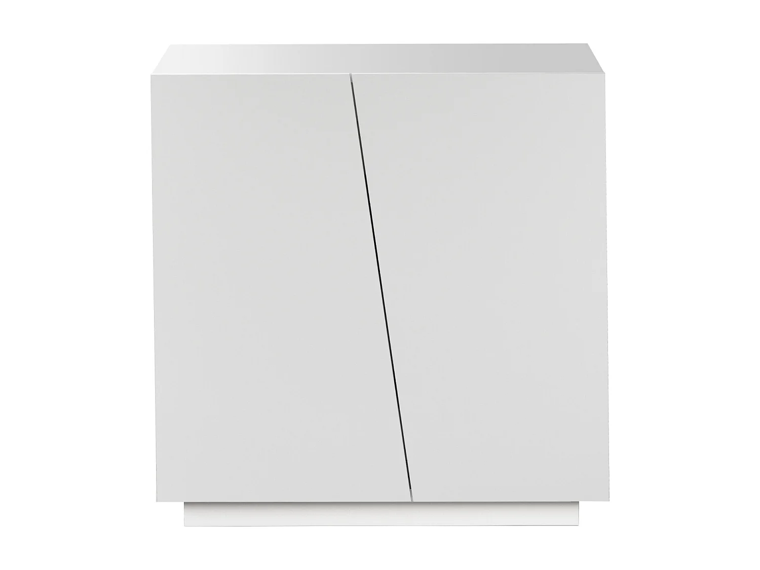 Armadio multiuso Easy a 2 ante bianco lucido 79,20x38x86 cm