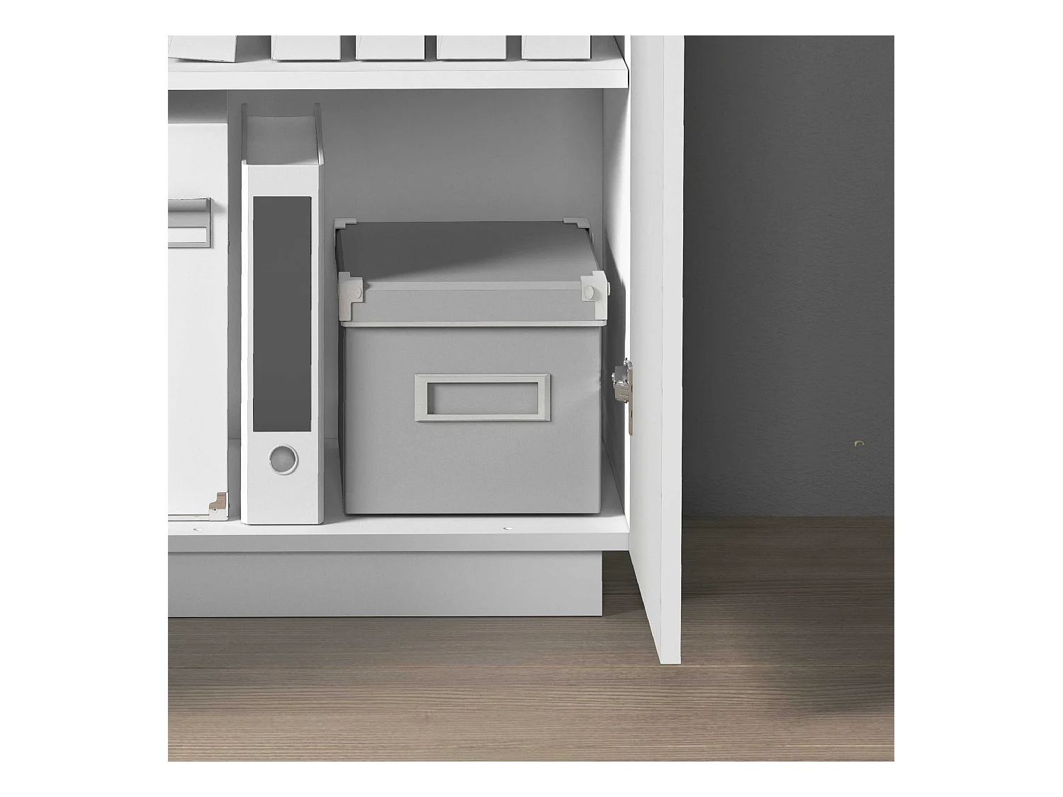 Armadio multiuso Easy a 2 ante bianco opaco 79,20x38x86 cm