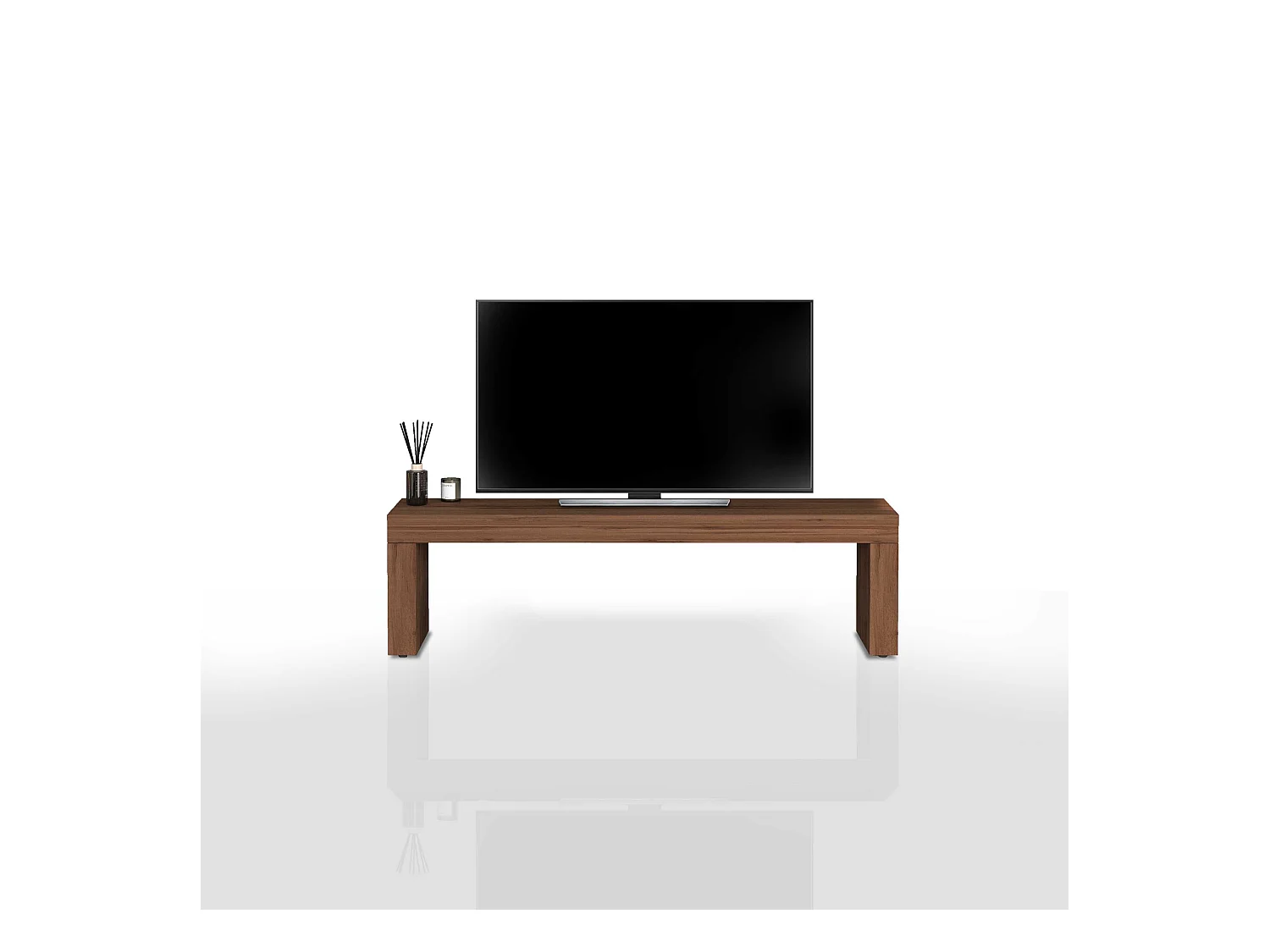 Panca porta tv Chronos colore rovere 180x40x51 cm